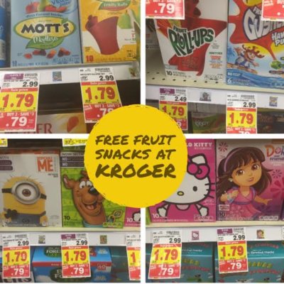 Free Mott’s Fruit Snacks: Kroger Deal