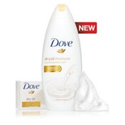 Free Sample of Dove Dry Oil Moisture Nourishing Body Wash