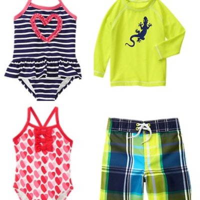 Gymboree Extra 20% Off + Free Shipping Today Only = $6.40 Swimsuits + More