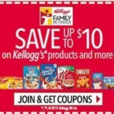 Kellogg’s Family Rewards: Free 125 Point Codes