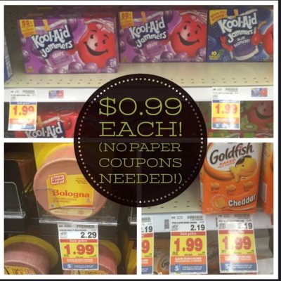 Kool Aid Jammers, Oscar Mayer Bologna and Goldfish Crackers Only $0.99 Each at Kroger: No Paper Coupons Needed