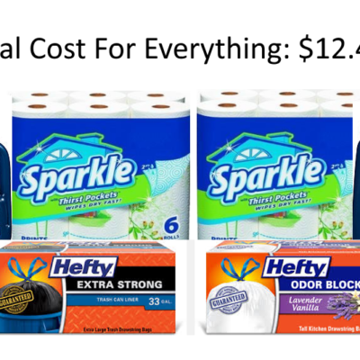 Dollar General $5/$25 Deal Idea: Stock Up On Paper Towels, Laundry Detergent and Trash Bags