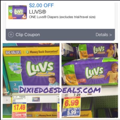 Luvs Jumbo Packs Only $3.99, Boxes Only $10.49: Kroger Deal *Coupons Reset*