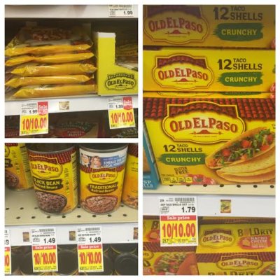 Free Old El Paso Refried Beans + $0.67 Shells and Tortillas