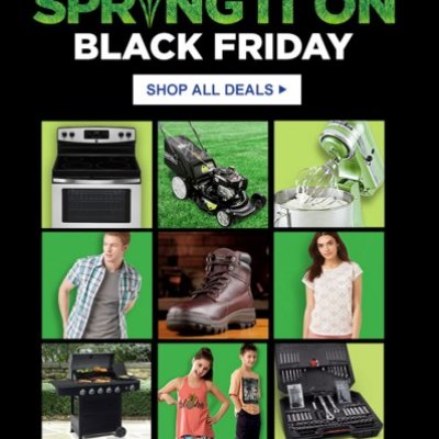 Sears Spring Black Friday Sale: Live Now Online and In Store = Big Savings On Appliances, Tools, Patio Sets and More!