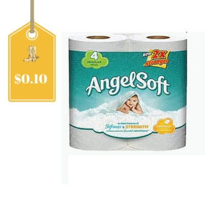 Angel Soft Bath Tissue 4 Rolls Only $0.10: Kroger Deal