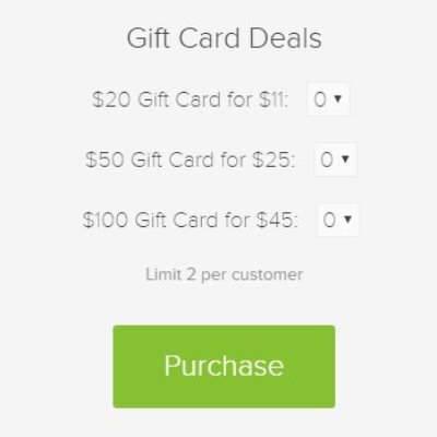 Up To 55% Off DealFlicks Gift Cards