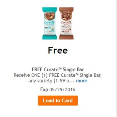 Free Curate Single Bar: Kroger Friday Freebie