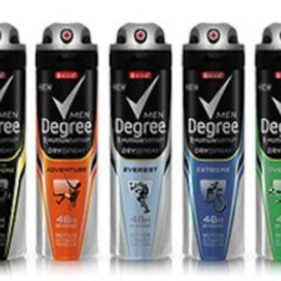 Free Degree Dry Spray Deodorant + Free Shipping