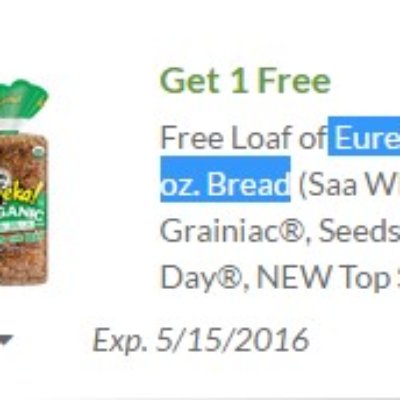 Free Loaf of Eureka Bread: Publix Digital Deal