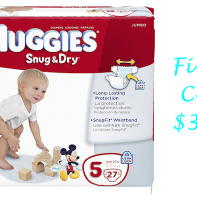 Huggies Diapers Only $3.49 A Pack: Kroger Deal