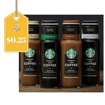 Starbucks Iced Coffee Only $0.25 (After Cash Back): Kroger Deal