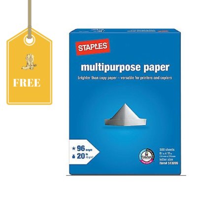 One Ream of Multi-Purpose Only $0.01 (Regular $7.99): After Rebate