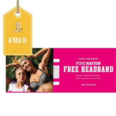 Free Pink Nation Headband from Victoria’s Secret: Today Only