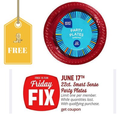 Free Smart Sense Party Plates at Kmart: Today Only