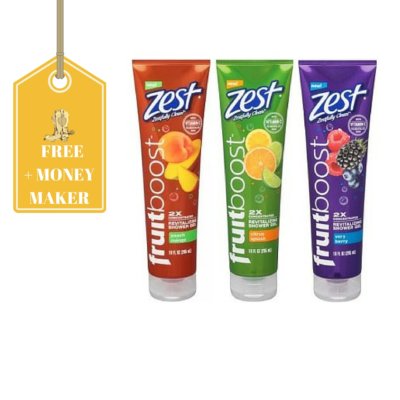 Zest FruitBoost Free + Money Maker at Walmart or Kroger
