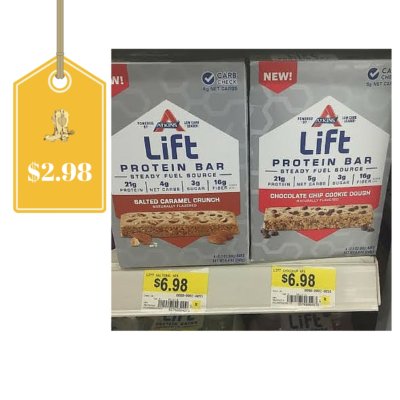 Atkins Lift Protein Bars Multi-Pack Only $2.98 (Regular $6.98): Walmart Deal