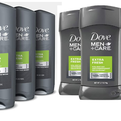 Dove Men + Hair Care Body Wash & Deodorant Deals!
