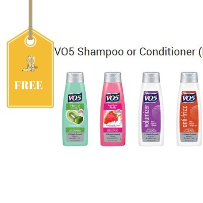 Free Bottle of VO5 ($2.50 Value)