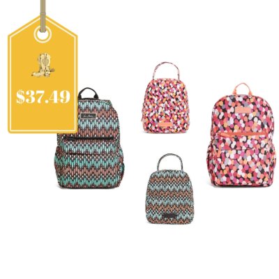 Vera Bradley Backpack and Matching Lunch Box Only $37.49 Shipped ($112 Value)