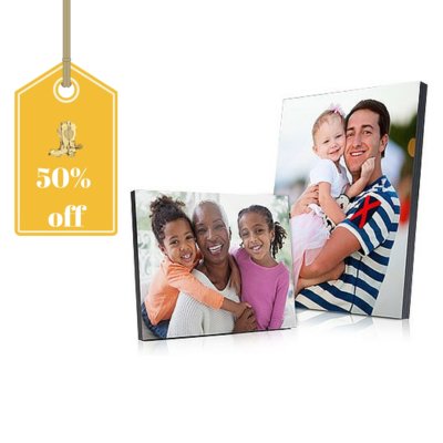 50% Off Wooden Photo Panels + Free Store Pick Up