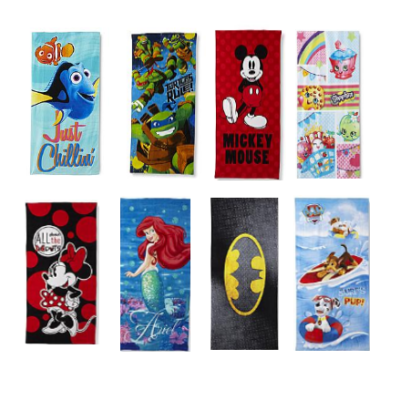 Character Beach Towels as low as $1.90 each after SYWR Points (Regular $12.99)