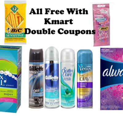 Kmart Super Double Coupons 7/10 – 7/16: Update with Coupon Matchups: Five FREEBIES