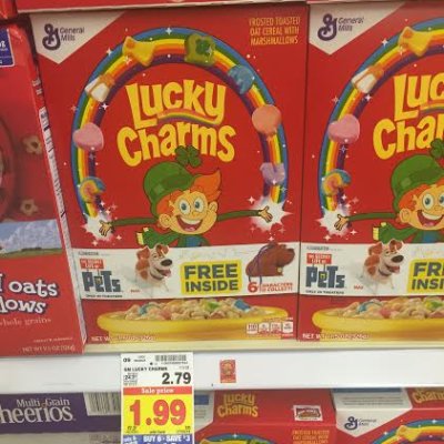 Lucky Charms & Cinnamon Toast Crunch Cereal Only $0.49: Kroger Deal