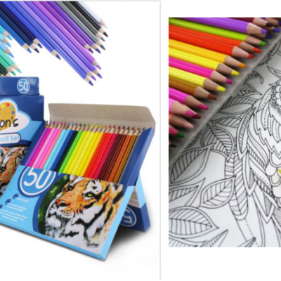 Thornton’s Art Supply 50 Piece Artist Grade Colored Pencils $10.99 (Regular $46.85)