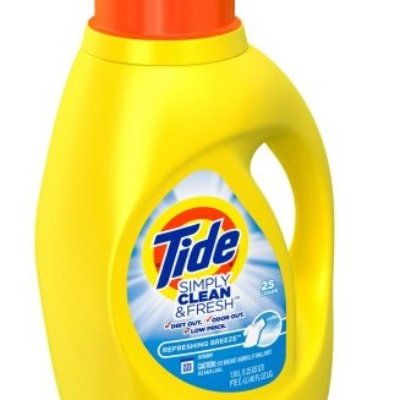 Free Bottle of Tide Simply Laundry Detergent after Cash Back