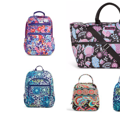 HOT Deal on Vera Bradley Backpacks & LunchBoxes + Free Gift ($98 Value) Today Only