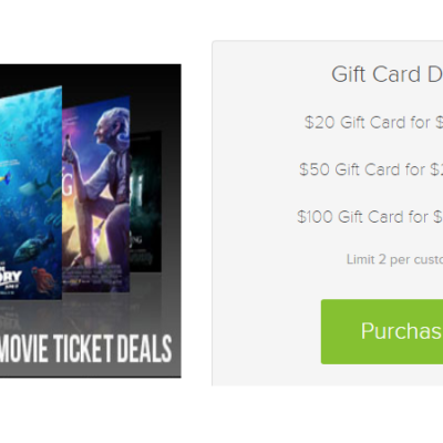 Save up to 55% Off DealFlicks Gift Cards = Huge Savings at the Movies