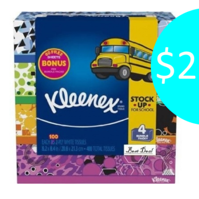 Four Boxes of Kleenex Only $2.83 at Dollar General