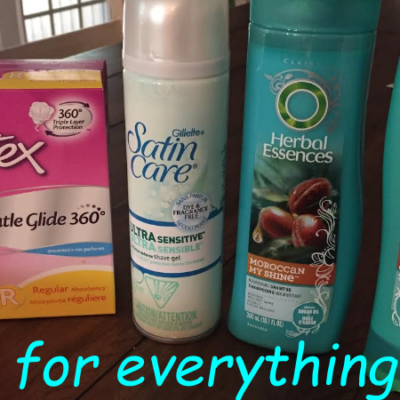 Two Herbal Essence, One Playtex Tampons and One Satin Care Only $1.35 Total at Dollar General: No Paper Coupons Needed
