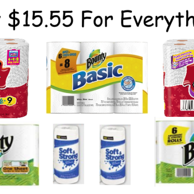 Huge Paper Towel Stock Up Deal at Dollar General 9/3 Only