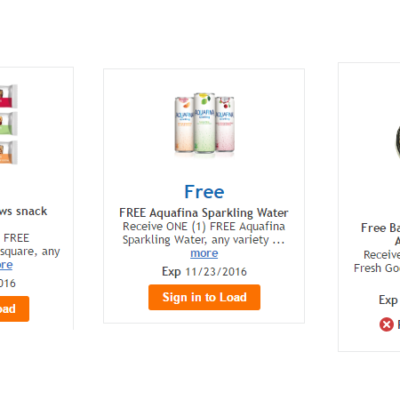 Free Aquafina Sparkling Water Kroger Digital Coupon + More