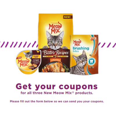 Free Meow Mix Product Coupons