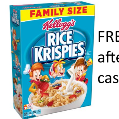 Free 24 oz. Rice Krispies After Cashback for Everyone ($4.19 Value)