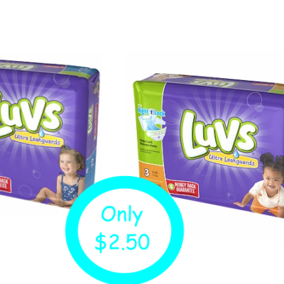 Luvs Diapers Only $2.50 at Dollar General 9/3 Only