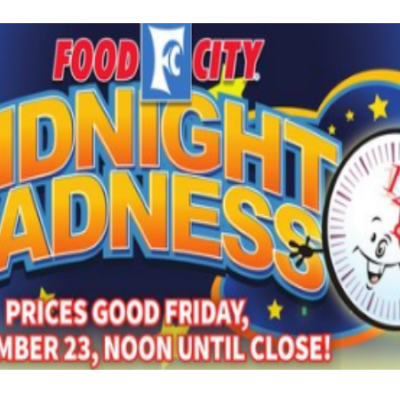 Food City Midnight Madness Sale Best Deals and Coupon Matchups 9/23 Only