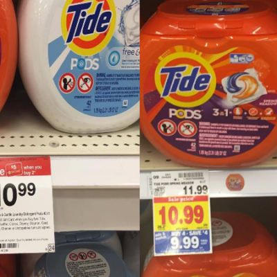 New $2/1 Tide Pods Coupon + Deals at Target & Kroger