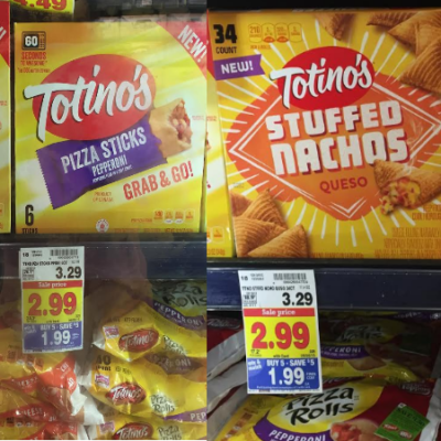 Totino’s Pizza Sticks and Stuffed Nachos Only $0.99 at Kroger