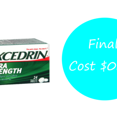 Excedrin 24ct. Only $0.50 at Food City Midnight Madness Sale