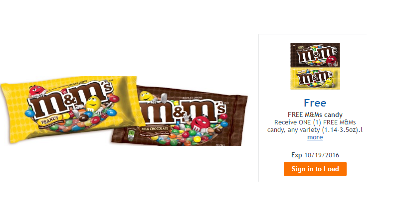 Free M&amp;M's with New Kroger Digital Coupon