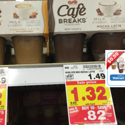 Cafe Breaks Pudding as low as FREE at Kroger Mega Sale