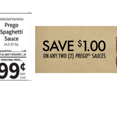 Prego Pasta Sauce Only $0.49 at Food City