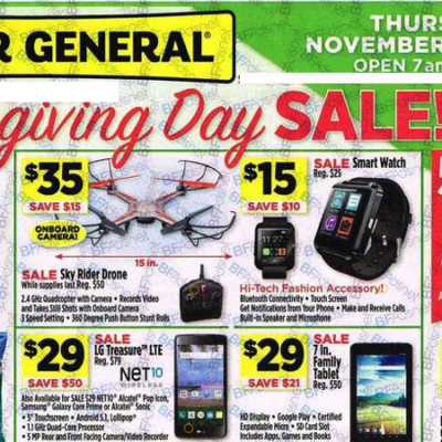 Dollar General Black Friday Ad Scan and Coupon Deals