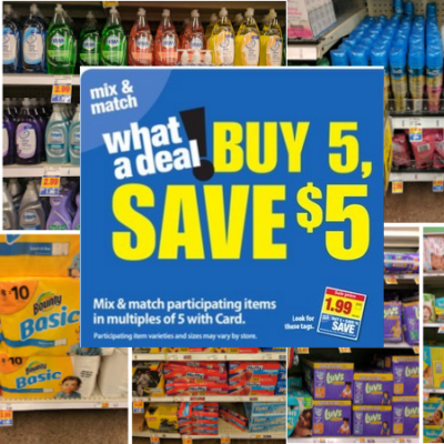 Kroger Buy 5 Save $5 Best Deals and Coupon Matchups 12/28-1/10