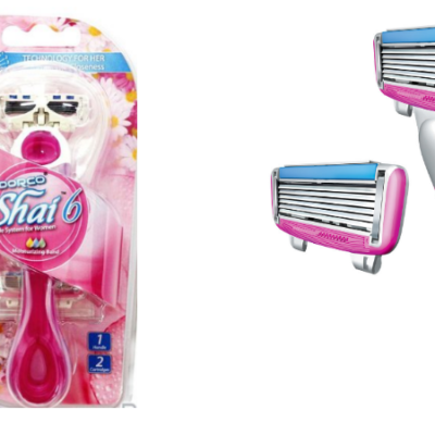 Shai 6 Blade Razor B1G1 Free = Two Handles and Four Refills Only $6.25 Shipped