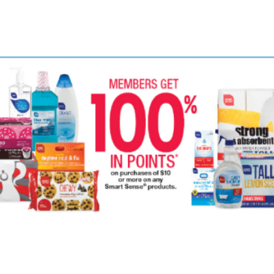100% Back In Points On Smart Sense Products at Kmart = FREE Groceries, Household, Health & Beauty Products